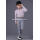 grey 100% cotton casual pants for boys